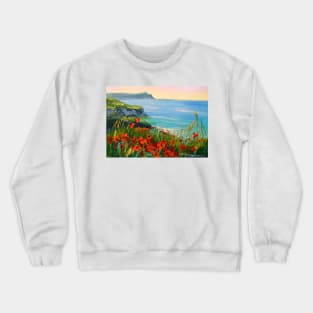 Flowers by the sea Crewneck Sweatshirt